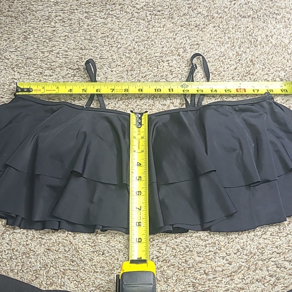 Temp Me Black Ruffled Bikini Top - Picture 6 of 7
